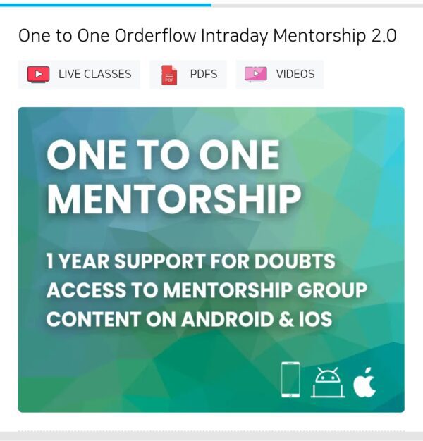 Momentrade Order Flow Mentorship Course Mentorship