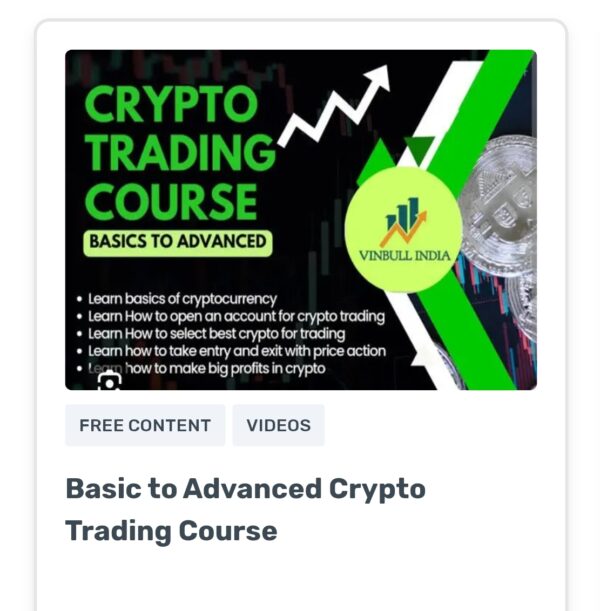 Vinbull India Basic To Advanced Crypto Trading Course