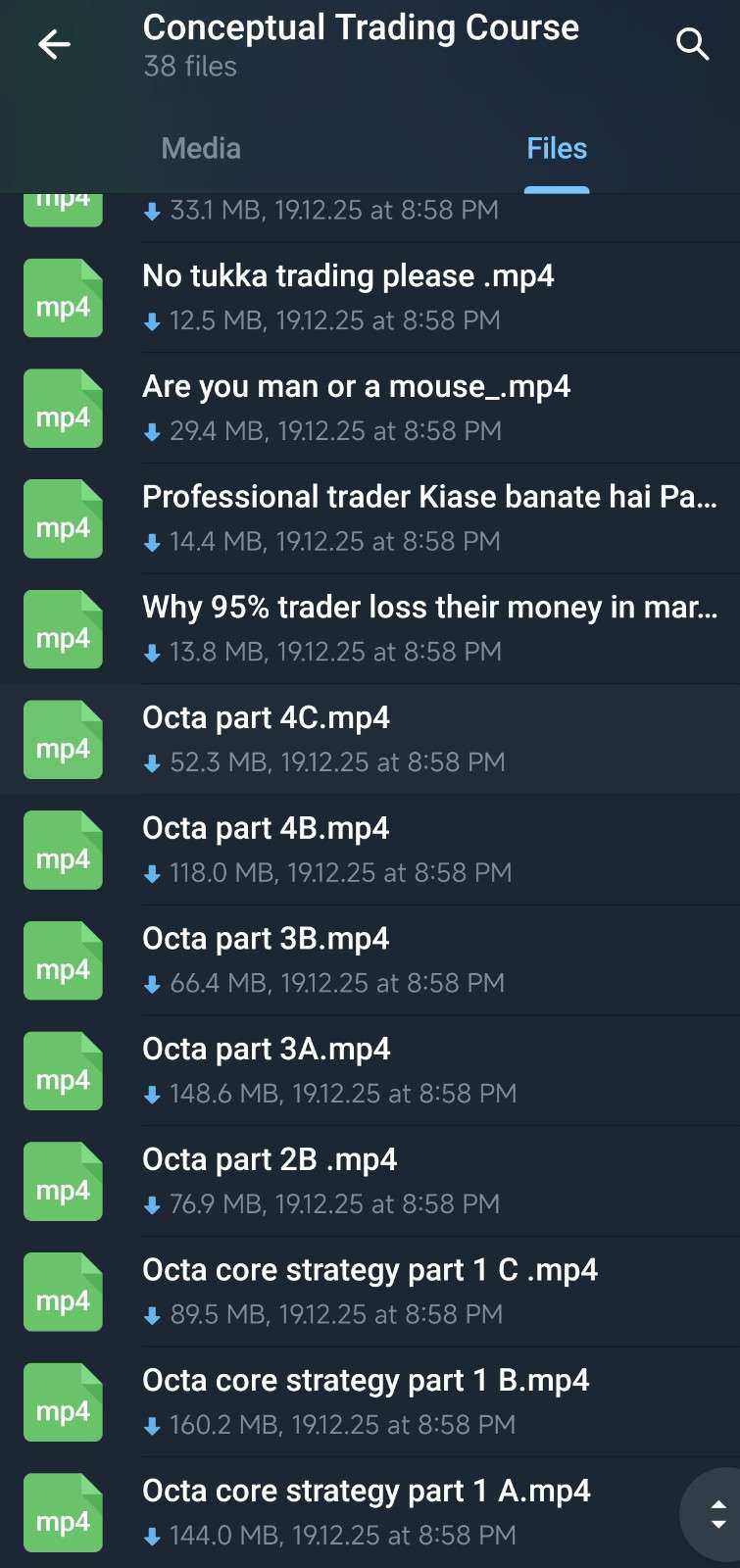 Conceptual Trading OKTA Course