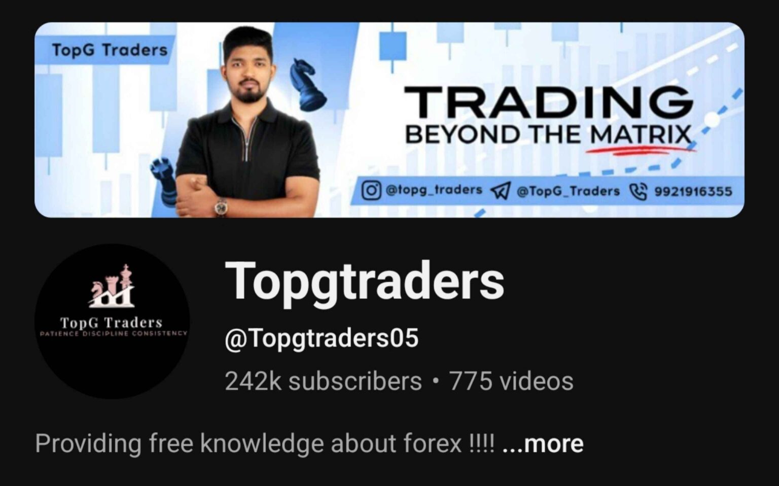 TopG Traders Crash Course - The Course Colony