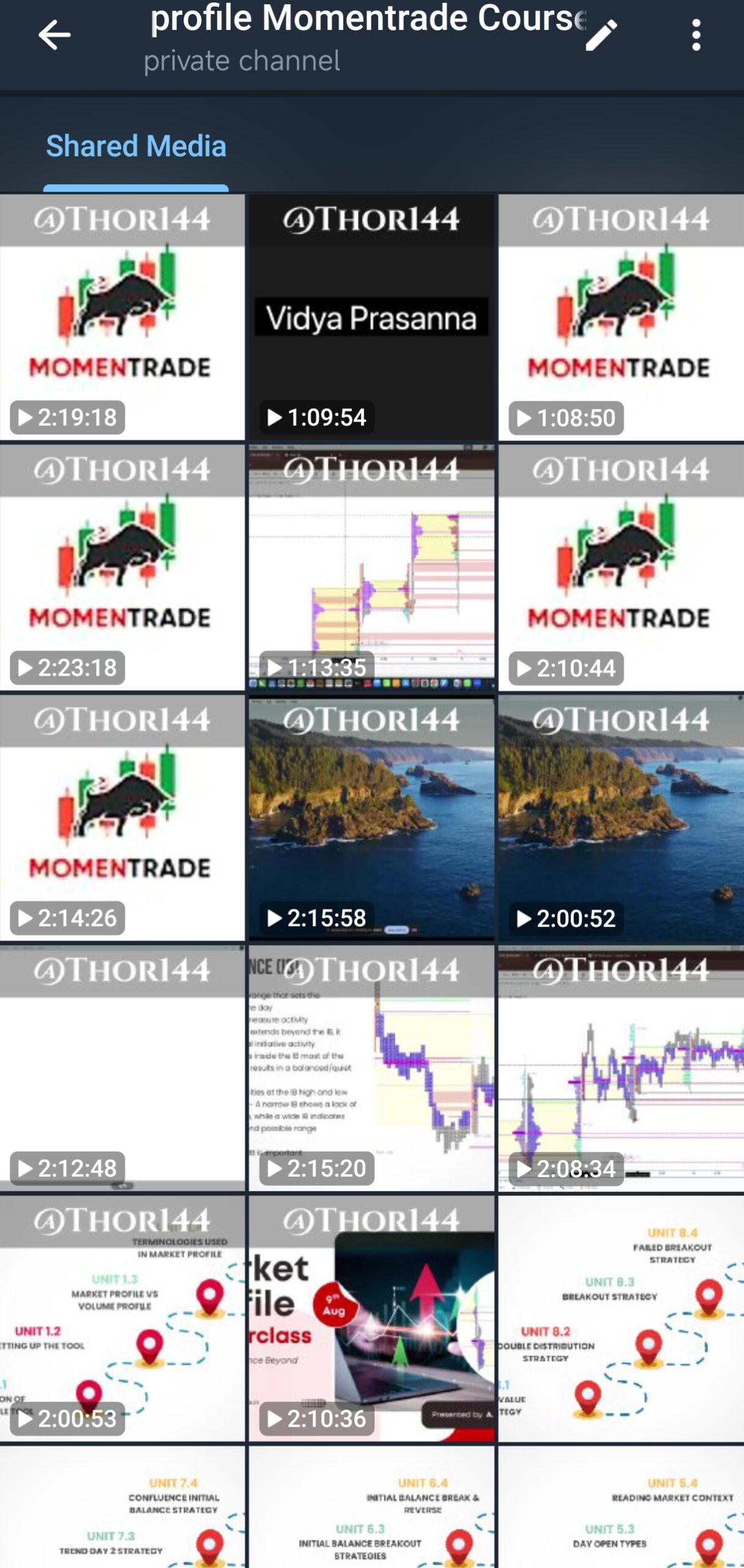 Momentrade Market Profile Course