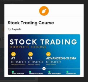 Aayushi Stocks Course Download